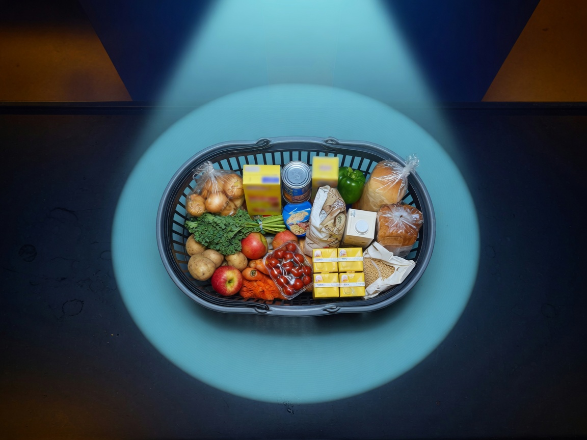 Grocery one-shot basket capture concept
